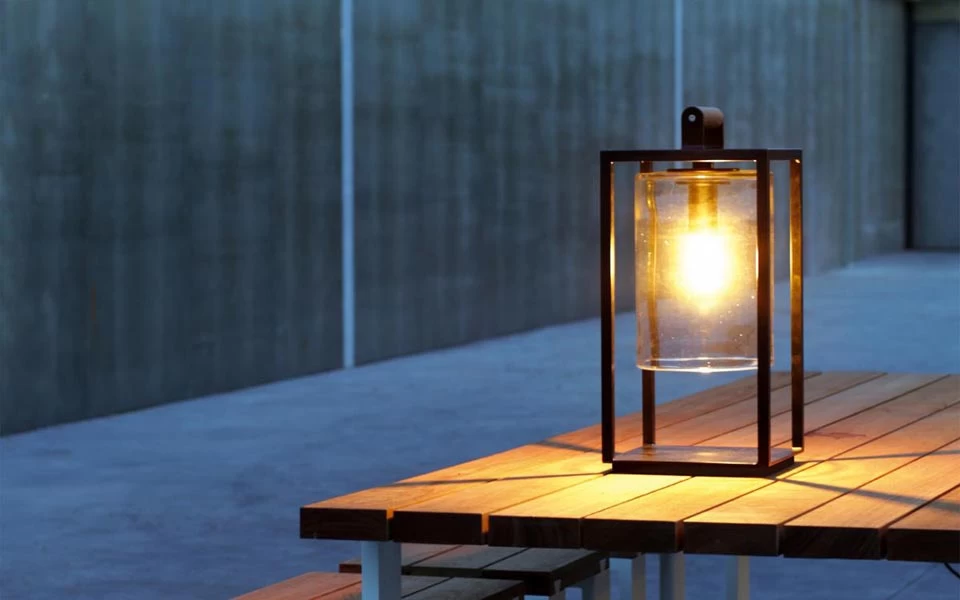 Dome Small Lampe D'extérieur Noire Et Verre Transparent – Image 2