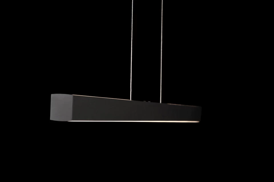Xena Suspension Contemporaine Réglable Finition Noire 120cm – Image 2