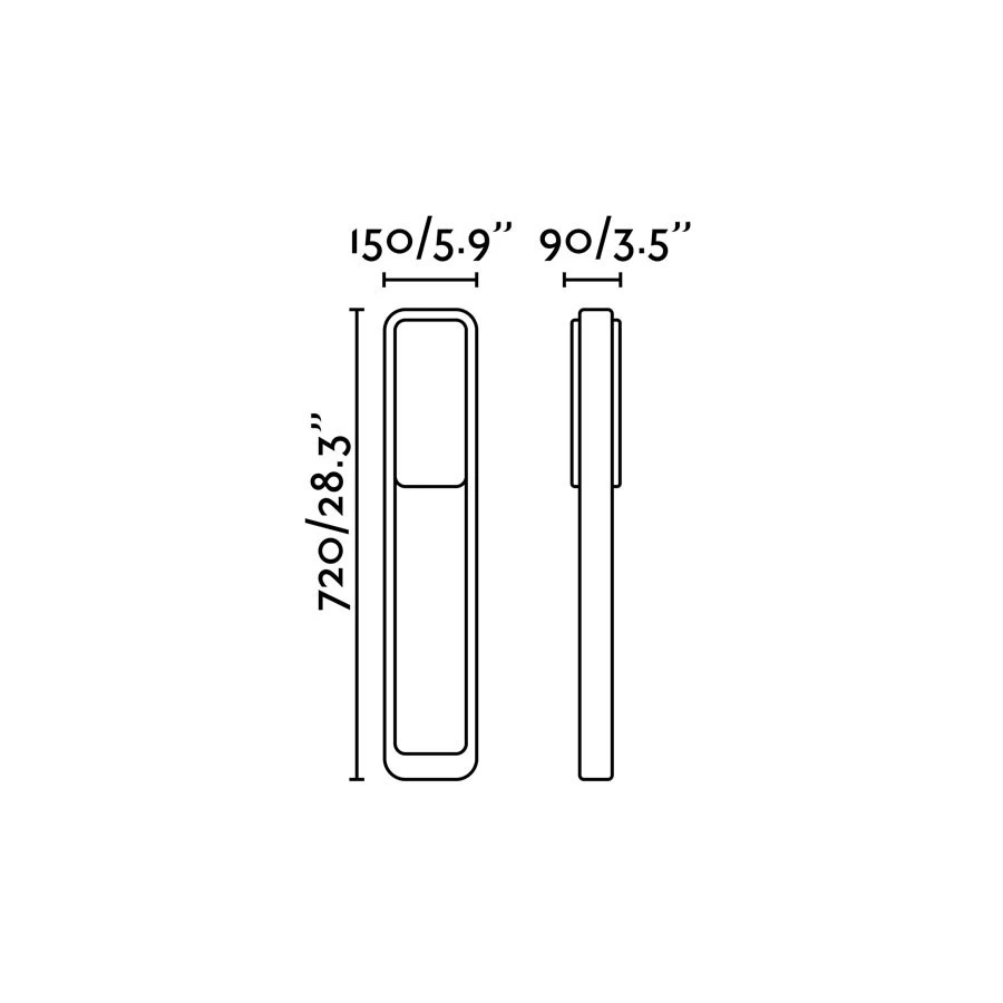 Balise D'extérieur Avec Cadre Rectangulaire – Image 5