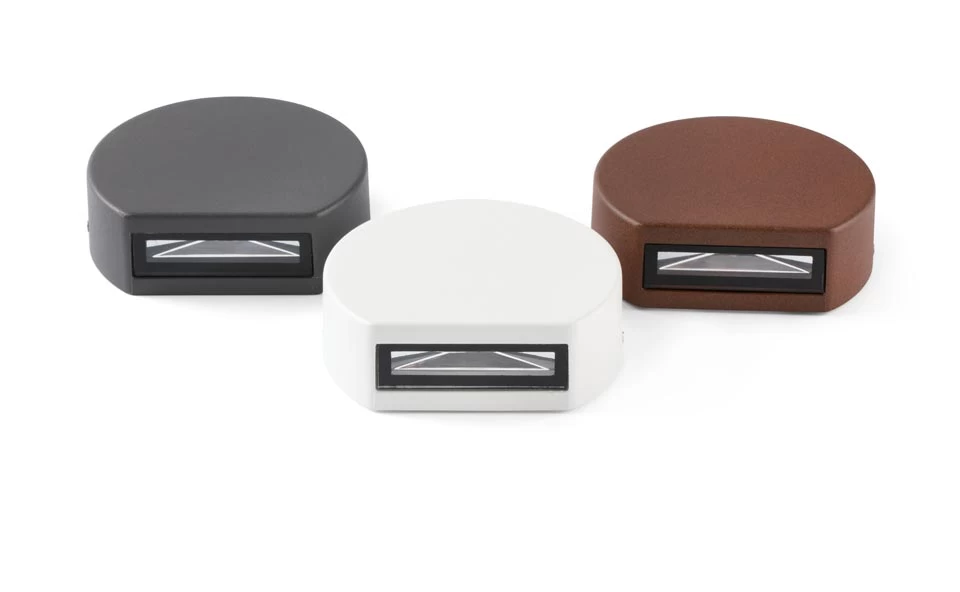 Petite Balise Murale D'extérieur LED Ronde Gris Anthracite Pill – Image 2