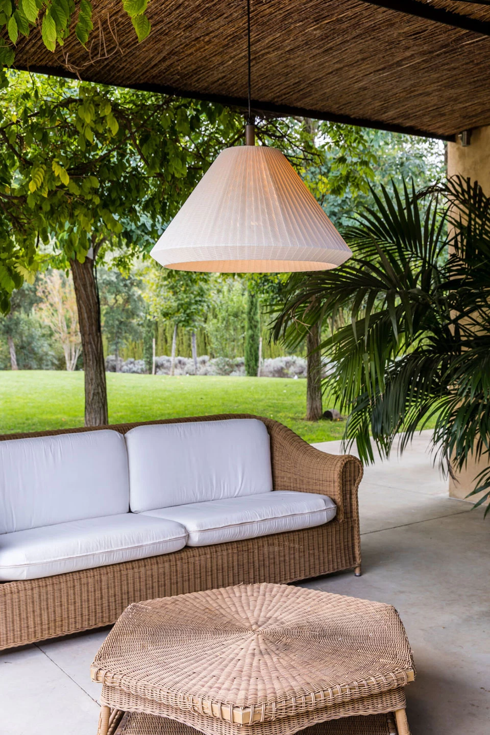 Suspension D'extérieur Crème En Textilène Saigon – Image 3