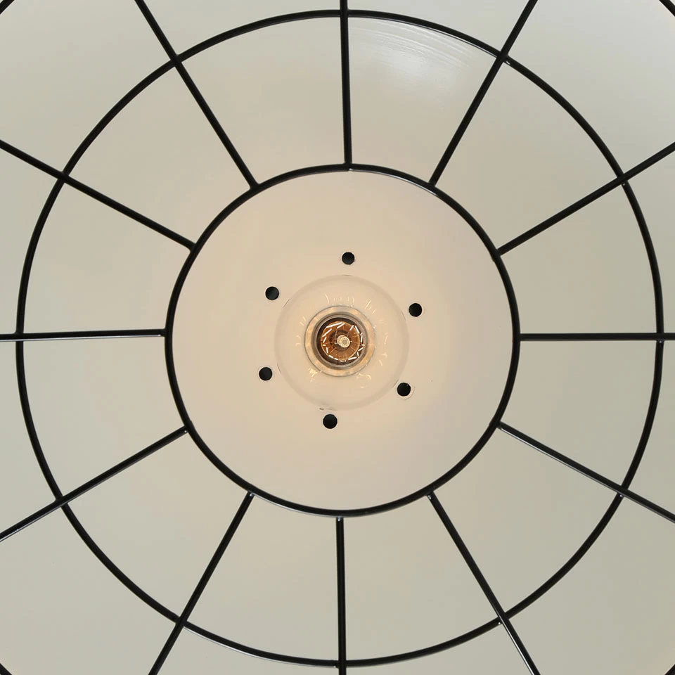 Suspension Industrielle Vert Aqua Brussels – Image 2