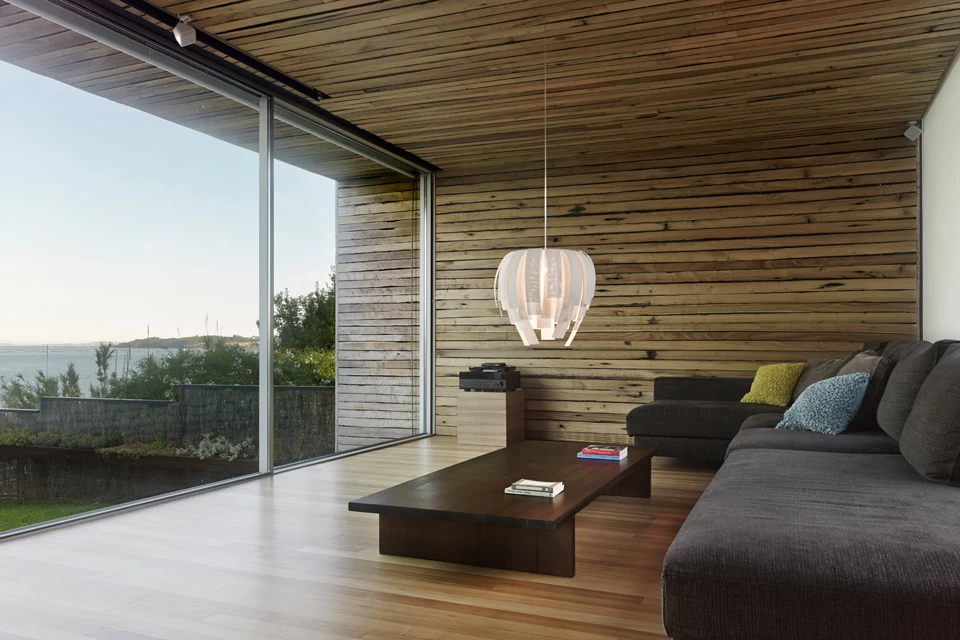 Large Suspension En Tissu Blanc Crème Simetech Luisa – Image 5