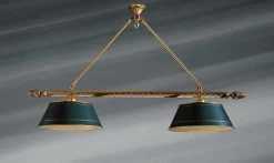 Lustre Billard Style Directoire En Bronze Massif