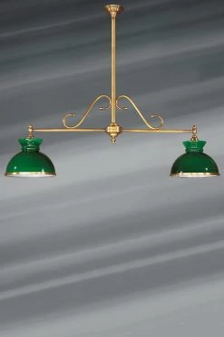 Lustre Billard Style Hollandais Tige Droite