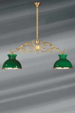 Lustre Billard Style Hollandais Tige En Volute