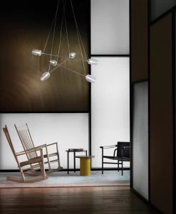 Lustre 6 Lumières Damasco