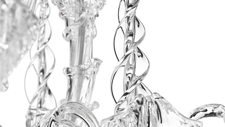 4604 Lustre Chandelier Vénitien 12 Lumières – Image 3