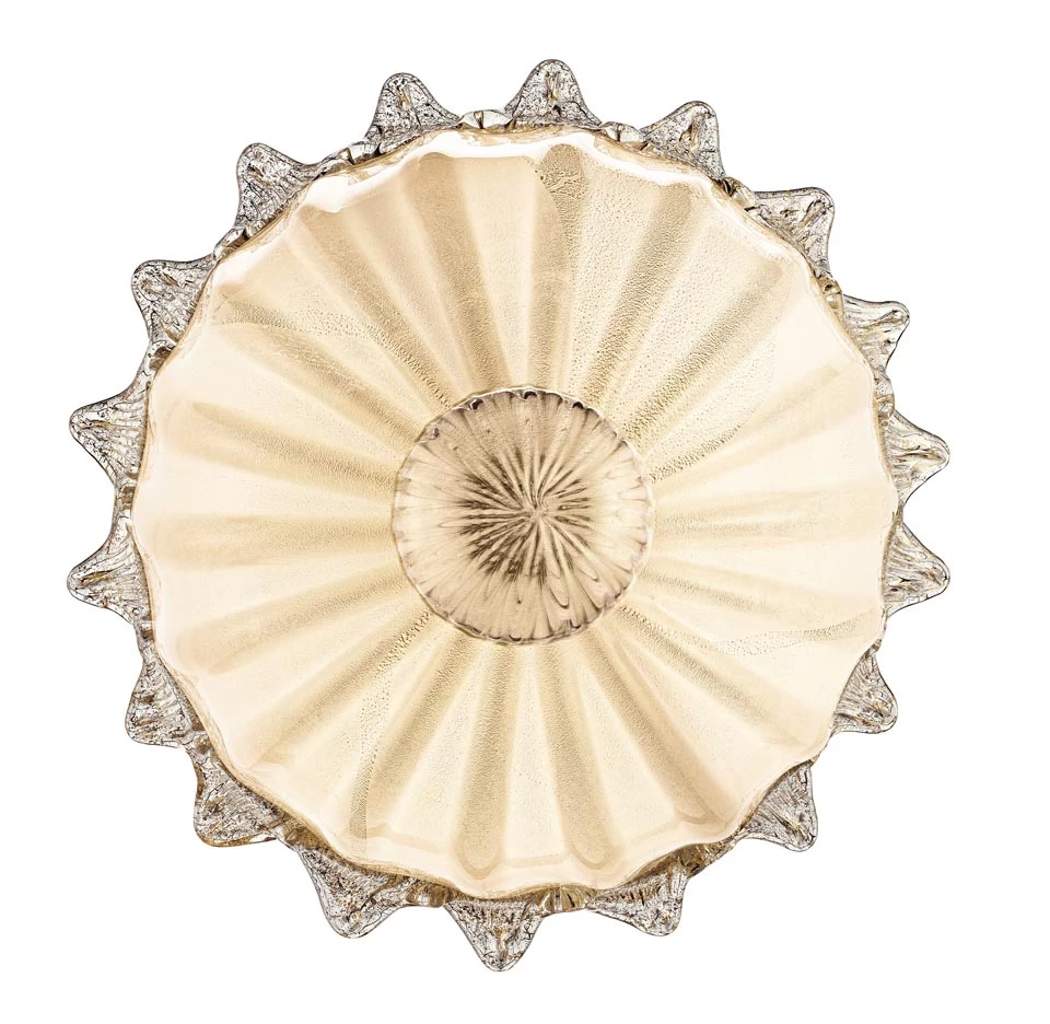 Fanali Veneziani Suspension Vénitienne Beige Et Or – Image 3