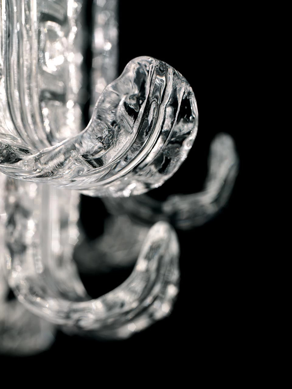 New Felci Lustre Art Déco En Cristal De Venise 18 Lumières – Image 2