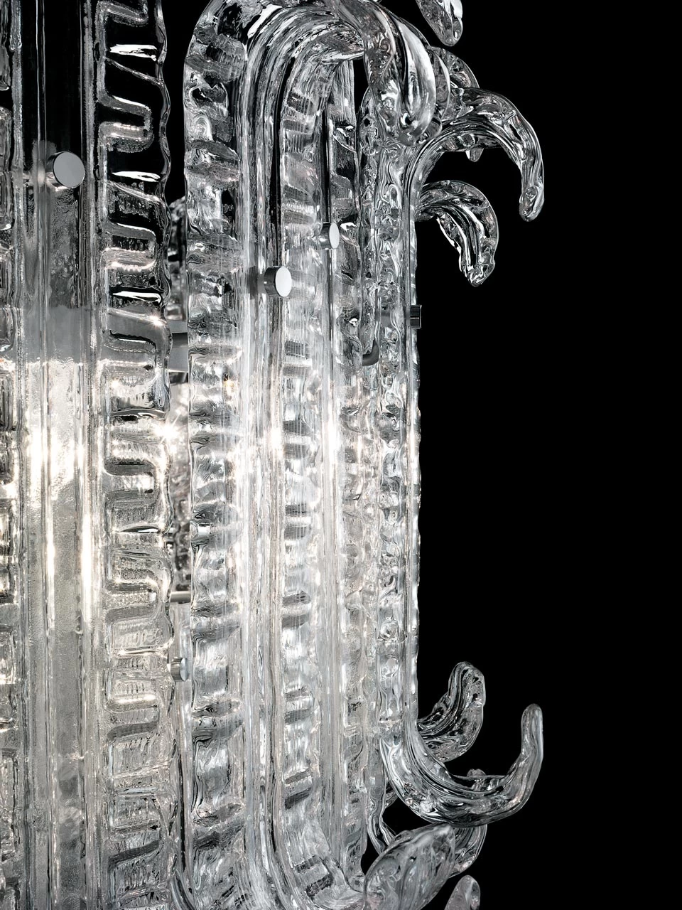 New Felci Lustre Art Déco En Cristal De Venise 18 Lumières – Image 3