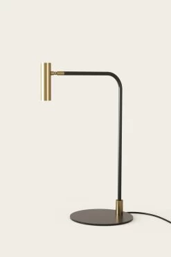 Maho Lampe De Bureau Contemporaine Noire Et Or