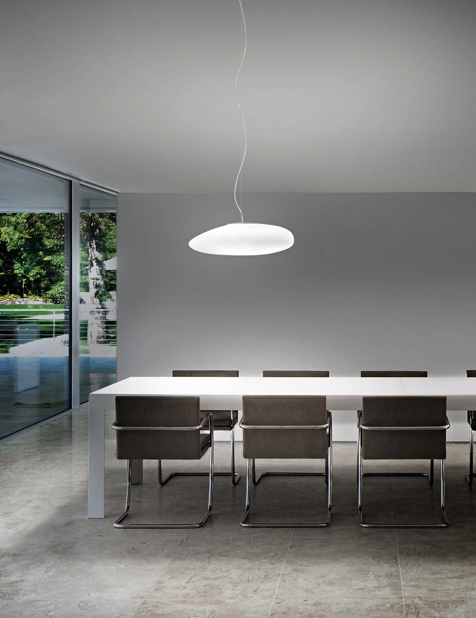 Neochic Suspension Galet En Verre De Murano