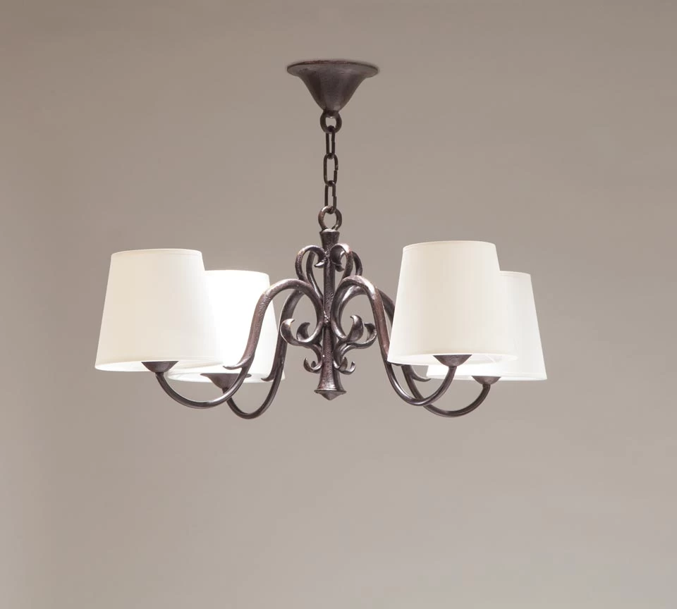 Palerme Lustre 4 Lumières En Bronze