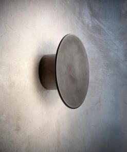 Pasdedeux Petite Applique D'extérieur En Métal Bronze Patiné 12cm