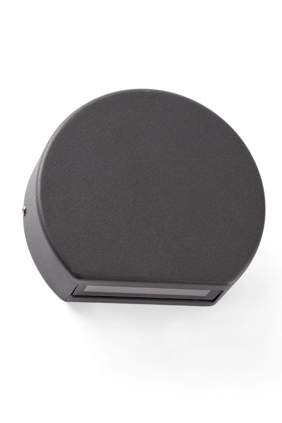 Petite Balise Murale D'extérieur LED Ronde Gris Anthracite Pill