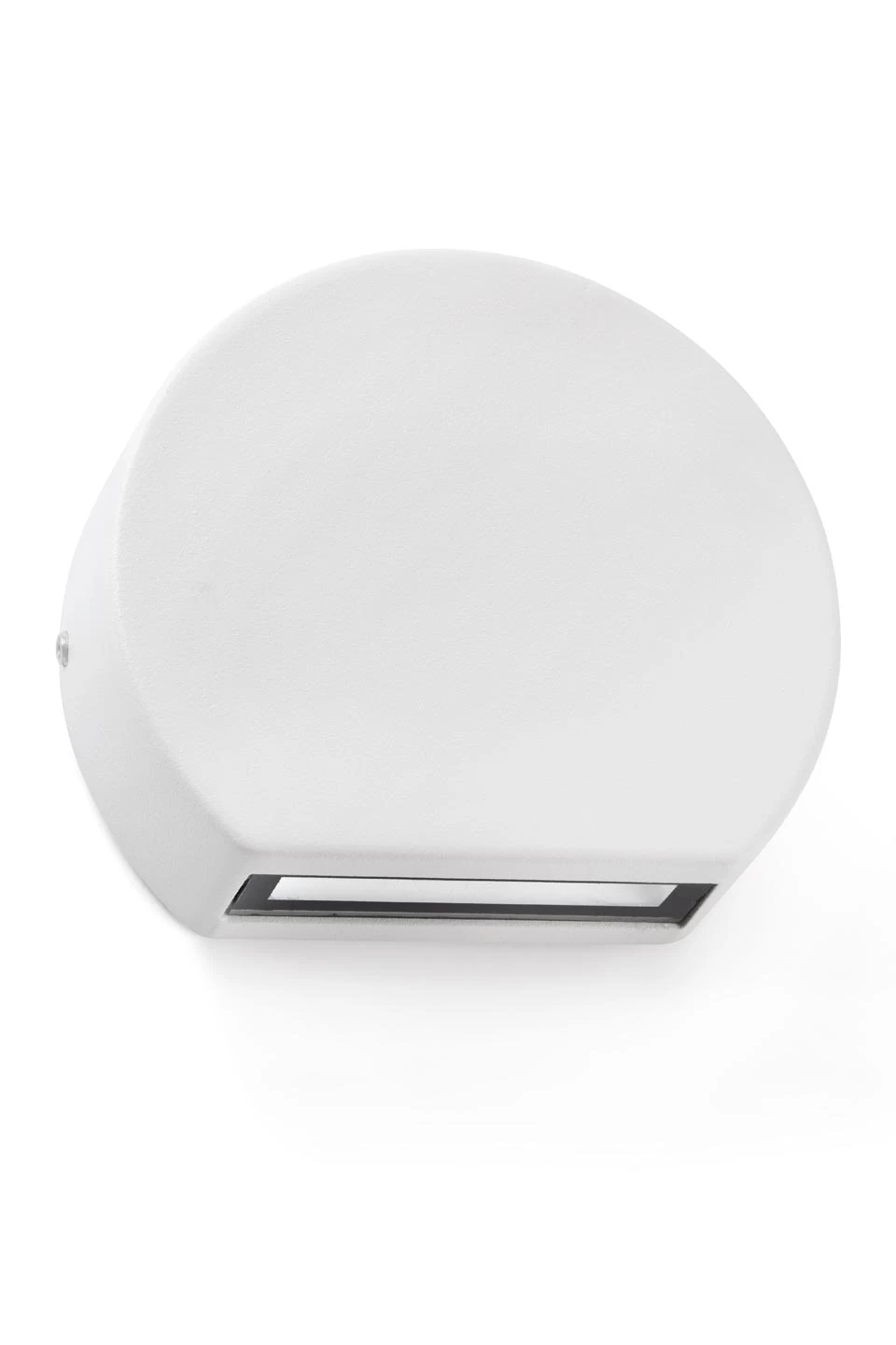 Petite Balise Murale D'extérieur Ronde Et Blanche Pill