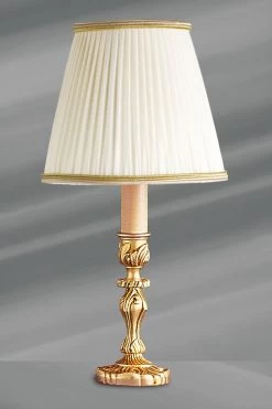 Petite Lampe Louis XV En Bronze Doré