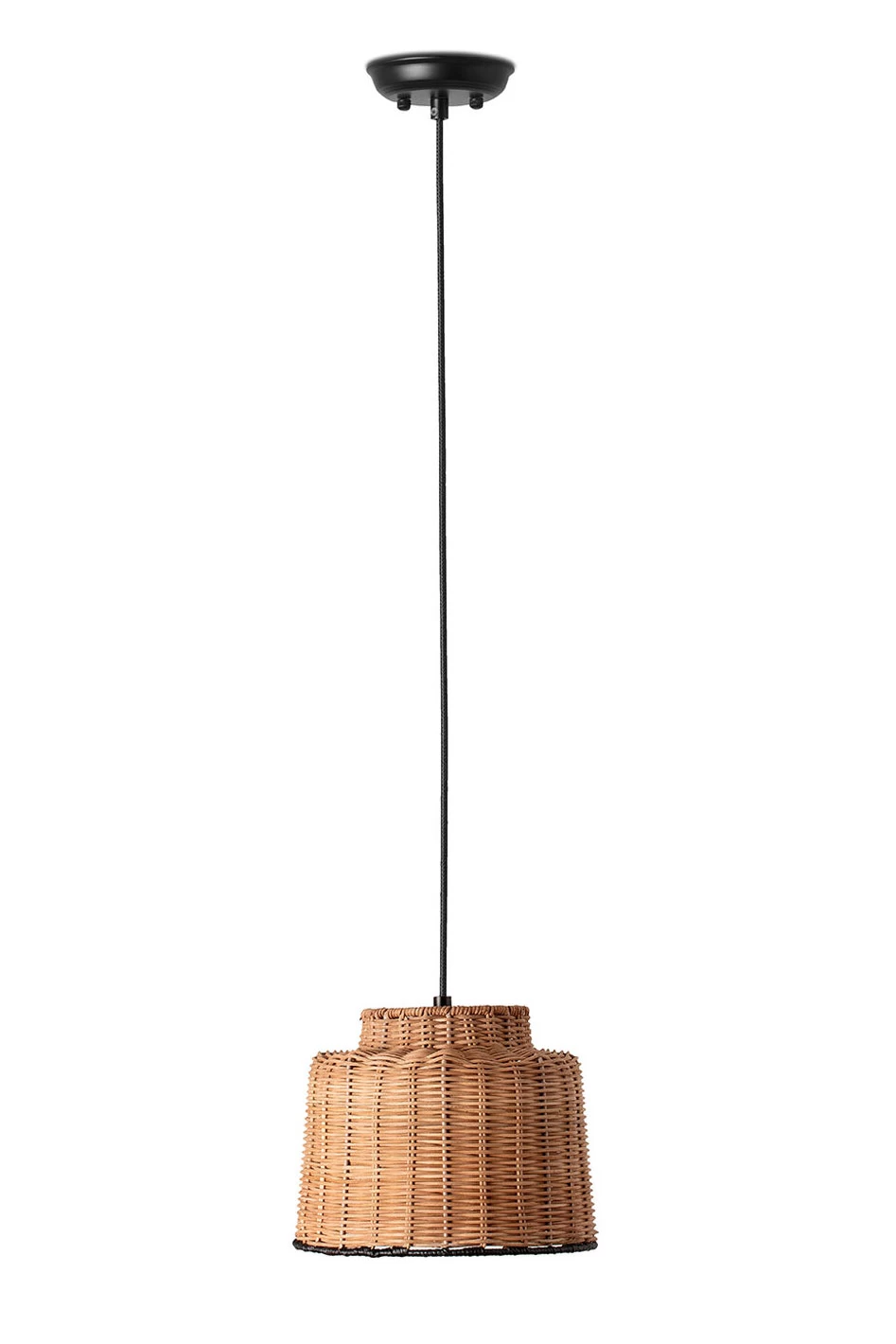 Petite Suspension Cloche En Rotin Naturel Saipan