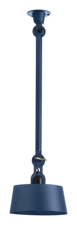 Plafonnier Bleu à Bras Orientable Bolt Style Industriel En Acier Massif