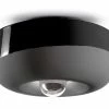 Plafonnier Rond En Céramique Mate Et Brillante Noir Bellota