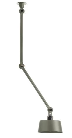 Plafonnier Style Industriel Vert Kaki En Acier Bolt