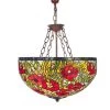 Plafonnier Tiffany Coquelicots
