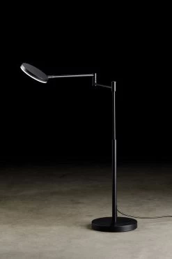 Plano T Lampe De Table Orientable En Métal Noir