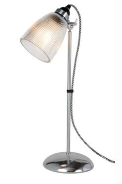 Primo Lampe De Bureau En Verre Cannelé
