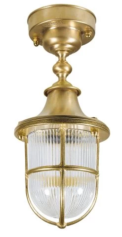 Santorini Plafonnier D'extérieur Doré Inspiration Croisière