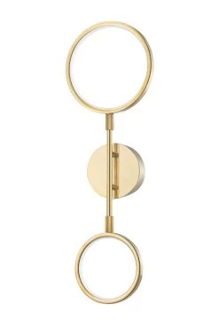 Saturn Applique Rétro Dorée En Métal