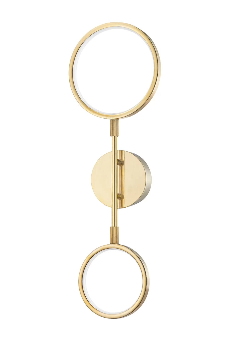 Saturn Applique Rétro Dorée En Métal