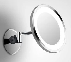 Shaver LED 2 Miroir Rond Mural Sur Bras Orientable