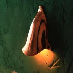 Shell Light Applique Bronze Poli