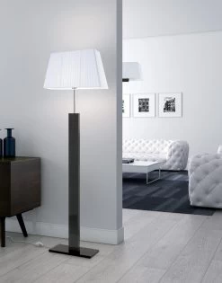 Smooth Wengué Lampadaire