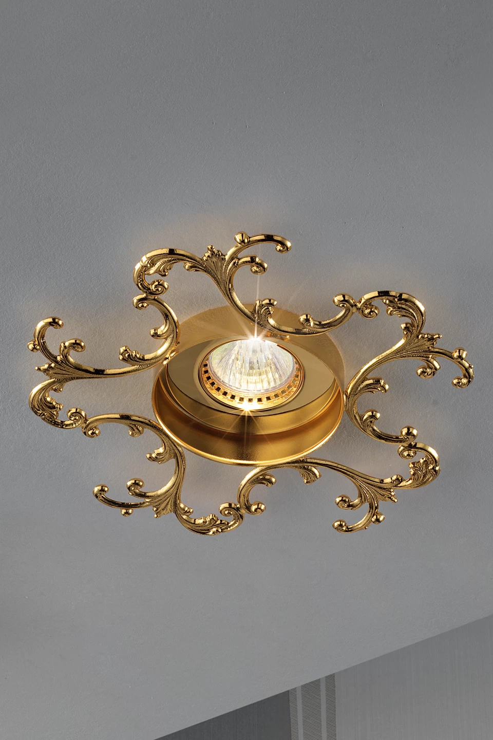 Spot Encastré En Laiton Poli