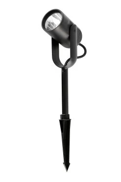 Spot LED D'extérieur Sur Petite Pique En Aluminium Noir