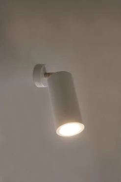 Spot Petit Modèle Blanc Et Doré Metzer