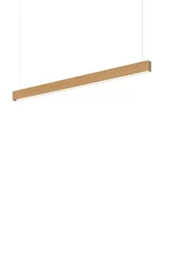 Square Suspension Linéaire Carrée En Chêne 104cm