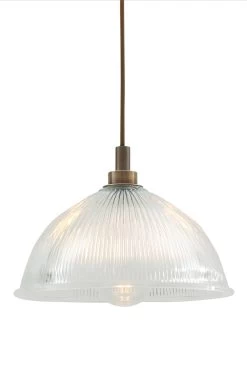 Suspension Cloche En Verre Prismatique Pour La Salle De Bain