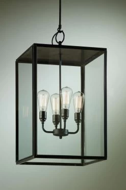 Suspension Extérieur Bronze Vieilli Grand Modèle