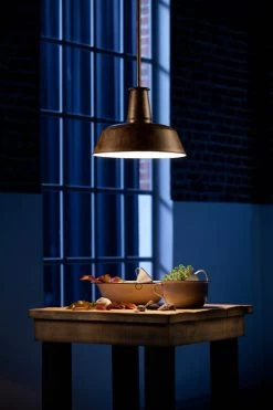 Suspension Noire En Fer Forgé épais Style Industriel