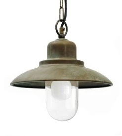 Suspension Sur Chaîne D'extérieur En Laiton Vieilli