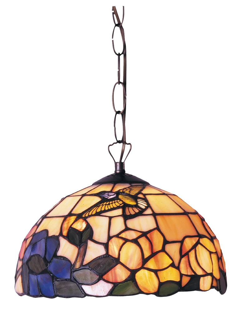 Suspension Tiffany Colibri En Verre