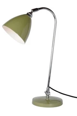 Task Solo Lampe De Bureau En Métal Vert Olive