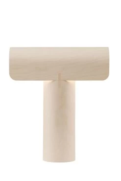 Secto Design Teelo Lampe De Table En Bouleau Naturel