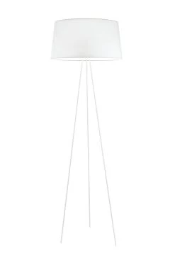 Tripod Lampadaire Trépied Classique Blanc