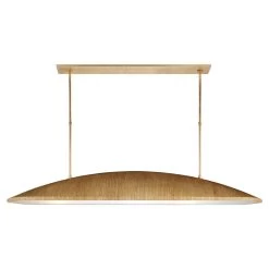 Utopia Grande Suspension Minimaliste 6 Lumières En Laiton Antique
