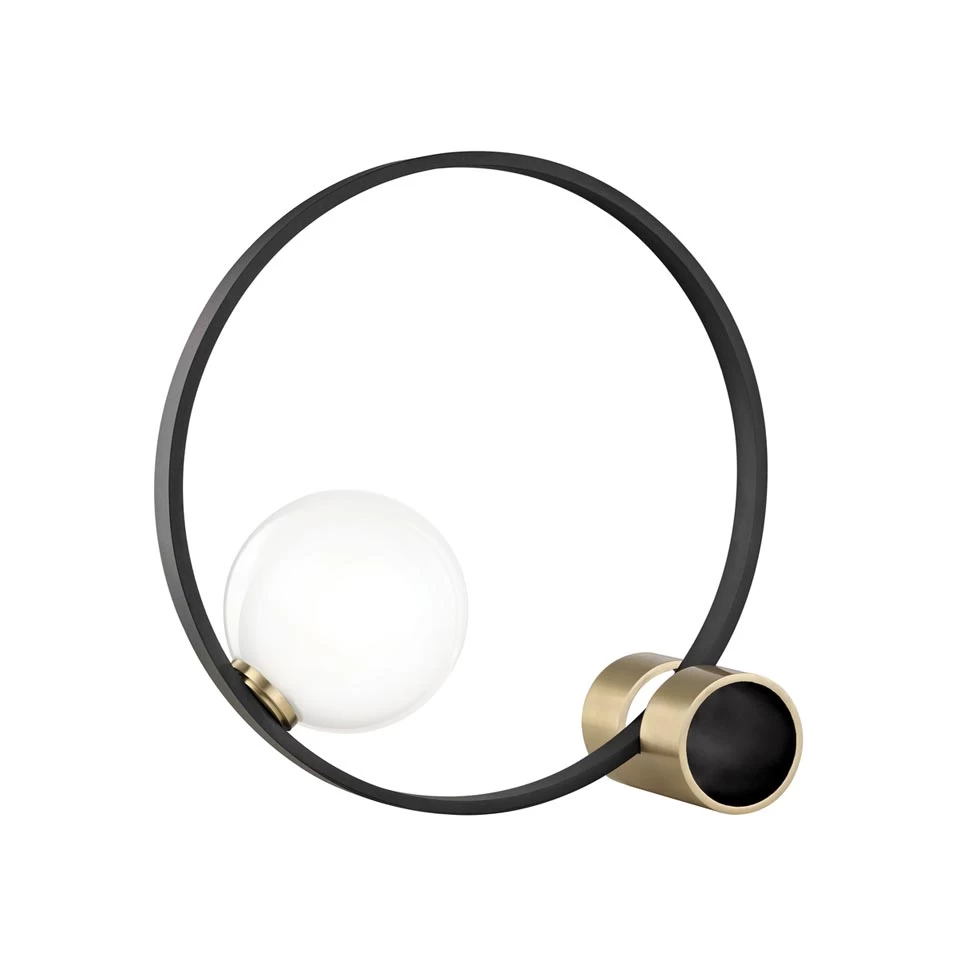 Zena Lampe De Table Minimaliste Dorée Et Noire